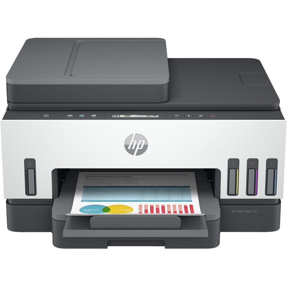 מדפסת משולבת הזרקת דיו HP Smart Tank 750 AiO
