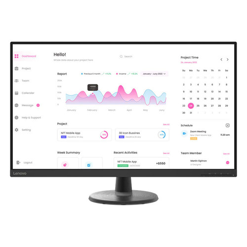 מסך מחשב Lenovo IP monitor D32-40 - 66FCGAC2IS 