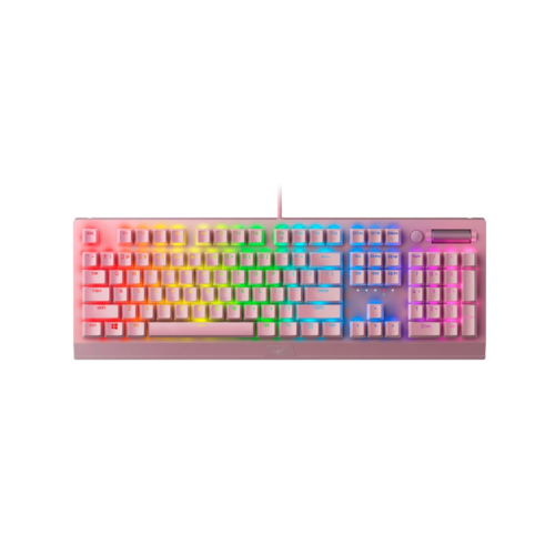  מקלדת מכאנית Razer BlackWidow V3 (Green Switch) ורוד 