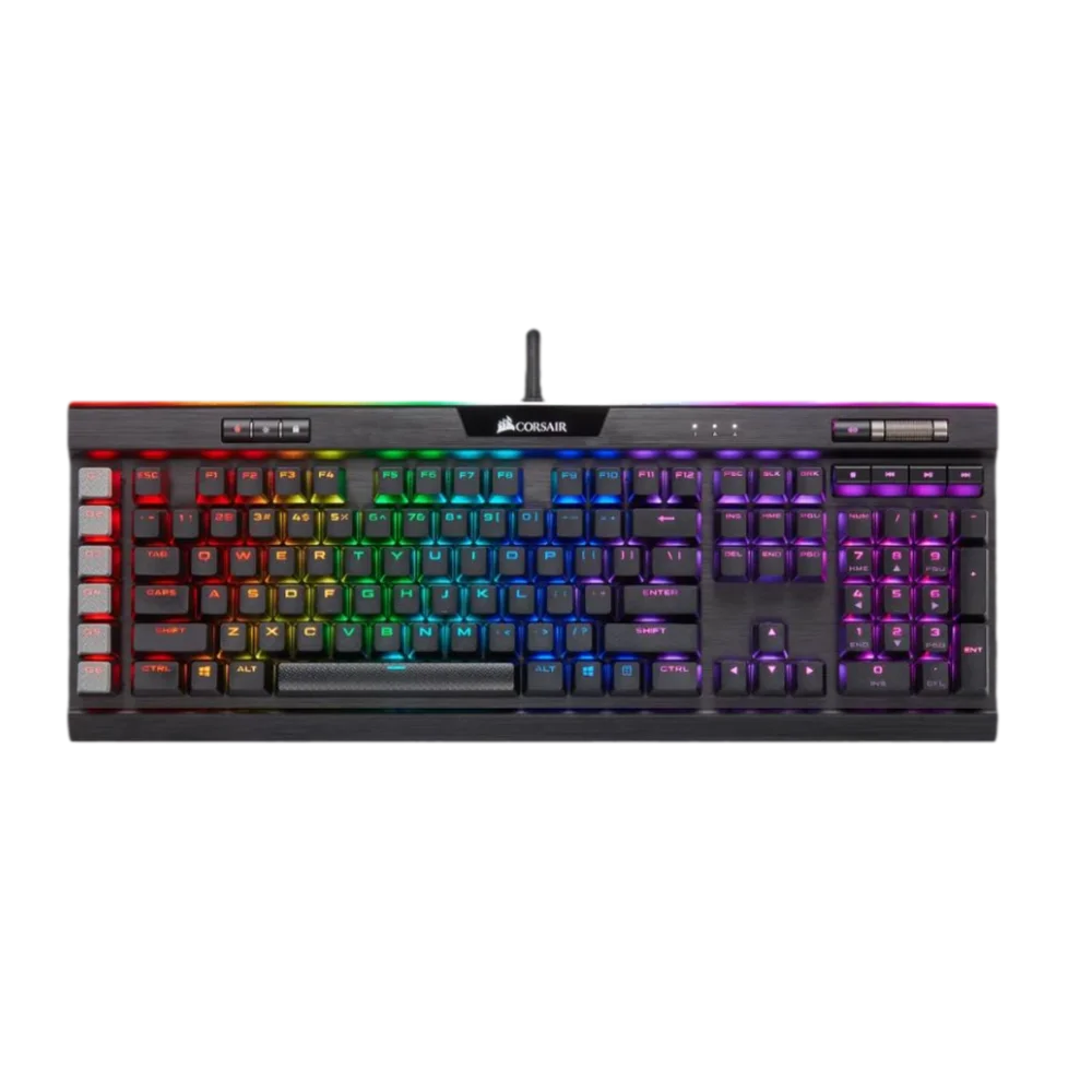  מקלדת גיימינג מכנית CORSAIR K95 PLATINUM XT - CHERRY® MX SPEED Silver 