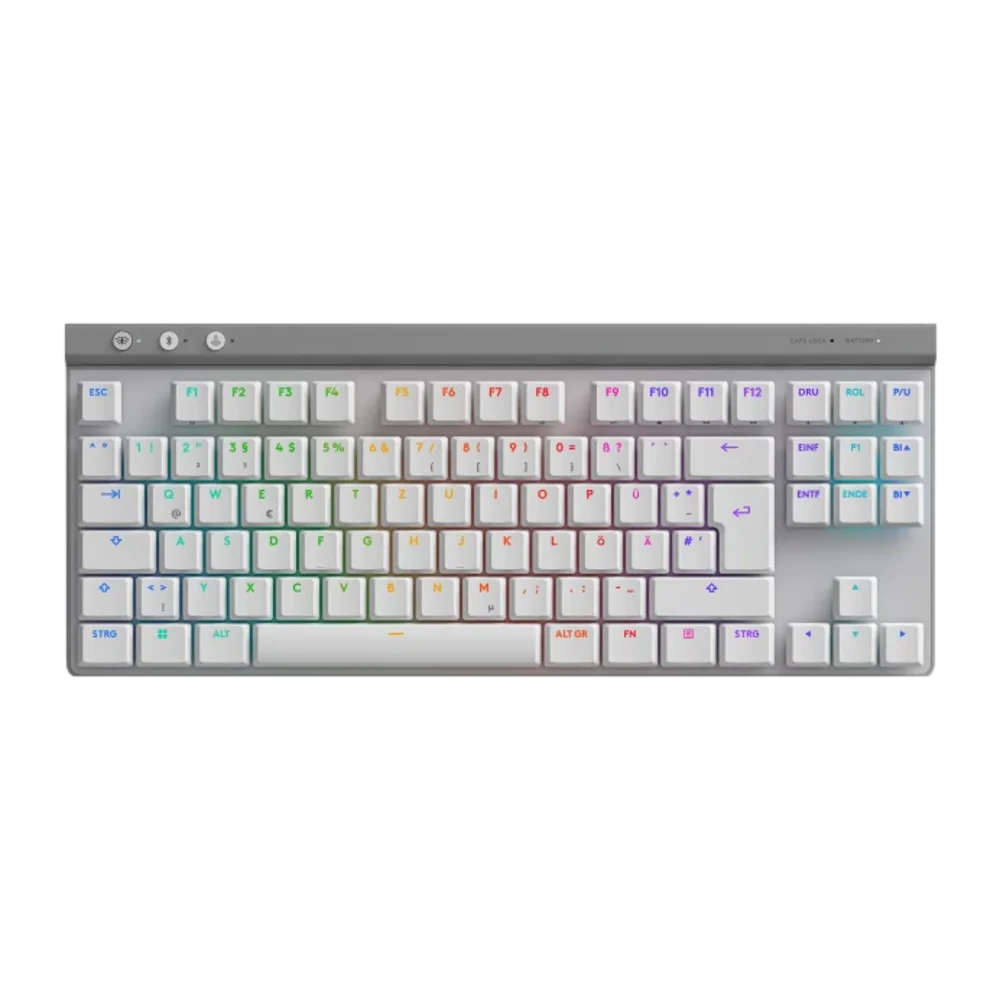  מקלדת גיימינג LOGITECH G515 LIGHTSPEED TKL צבע לבן 