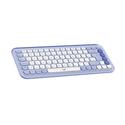  מקלדת אלחוטית בצבע לילך LOGITECH POP ICON KEYS 