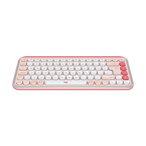  מקלדת אלחוטית בצבע ורוד LOGITECH POP ICON KEYS 