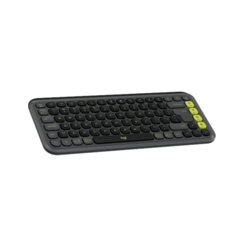  סט מקלדת ועכבר אלחוטיים בצבע גרפיט LOGITECH POP ICON COMBO 