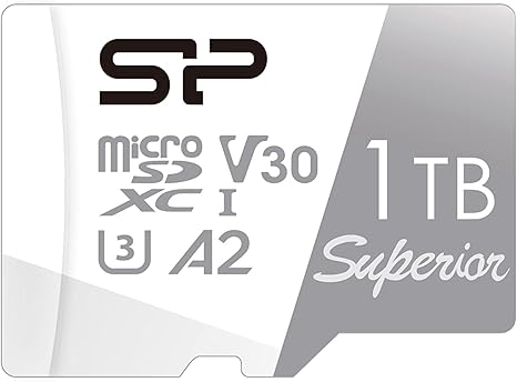 כרטיס זיכרון microSD 1TB SUPERIOR A2 silicon power
