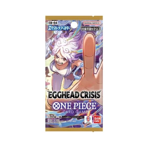קלפי וואן פיס חבילת בוסטר יפנית EGGHEAD CRISIS ONE PIECE Card Game EGGHEAD CRISIS [EB-04] booster pack