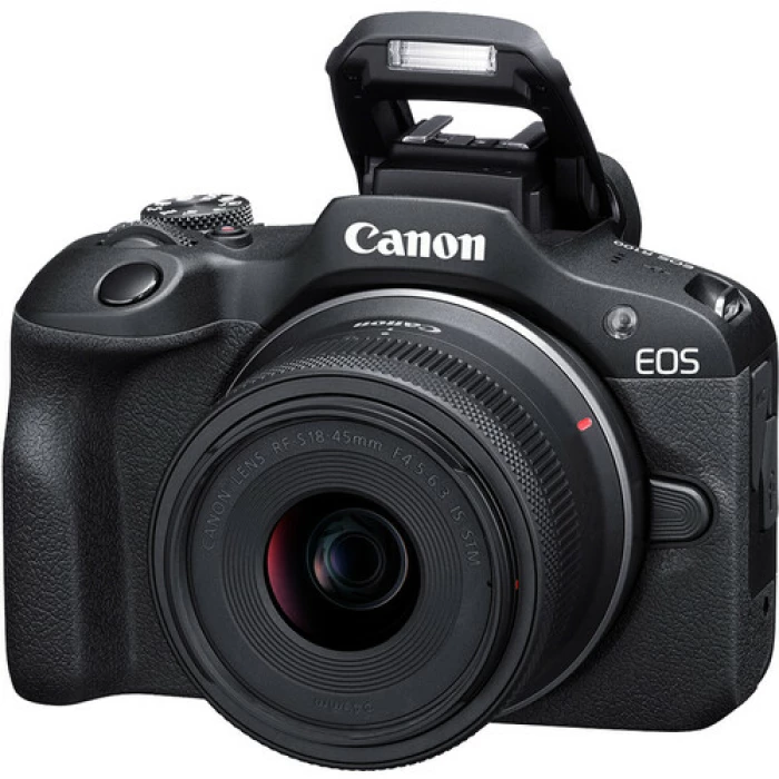 מצלמה ללא מראה Canon EOS R100 עם עדשות 18-45 מ״מ + 55-210 מ״מ – יבואן רשמי