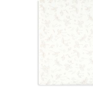 סדין למיטת תינוק - Forest Mist - שמנת מודפס - Cream Print