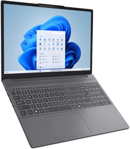 מחשב נייד Lenovo IdeaPad Slim 3 15IRU10, 83KD001PIV, Core 3 100U 512GB SSD 16GB RAM, צבע אפור שנה אחריו יבואן הרשמי
