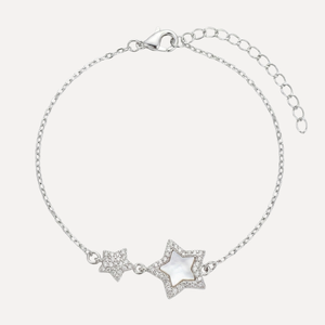 צמיד עם כוכבים משובצים