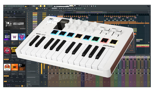 חבילה - מקלדת שליטה Minilab 3 + FL Studio Producer