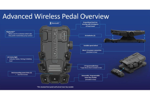 marine trolling motor pedal