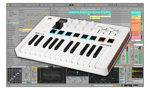 חבילה - מקלדת שליטה Minilab 3 + רשיון Ableton Standard