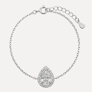 צמיד טיפה משובץ