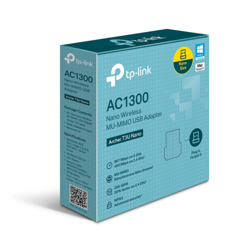 Archer T3U Nano AC1300 USB מבית TP-LINK