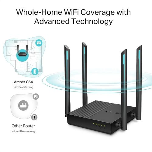 Archer C64 AC1200 Router מבית TP-LINK