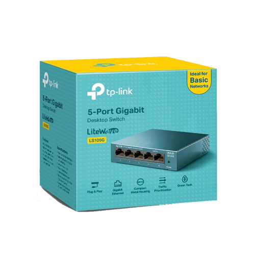 LS105G 5-Port Desktop Switch מבית TP-LINK