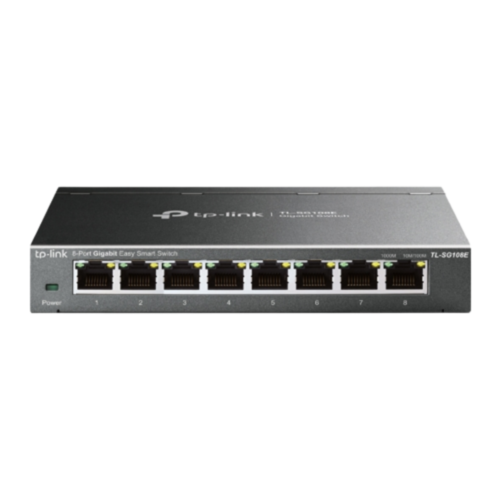 מתג 8 פורטים SG108E Gigabit מבית TP-LINK
