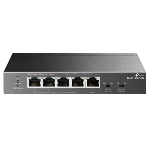 ++SG1005P-PD 5-Port Gigabit PoE מבית TP-LINK