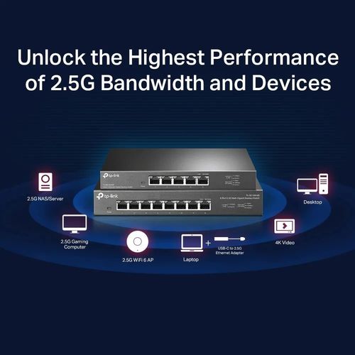 SG105-M2 5-Port 2.5G Switch מבית TP-LINK
