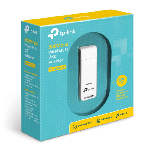 TL-WN821N 300Mbps USB מבית TP-LINK