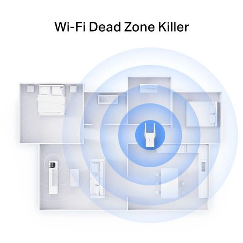 RE705X AX3000 Mesh WiFi 6 Extender מבית TP-LINK