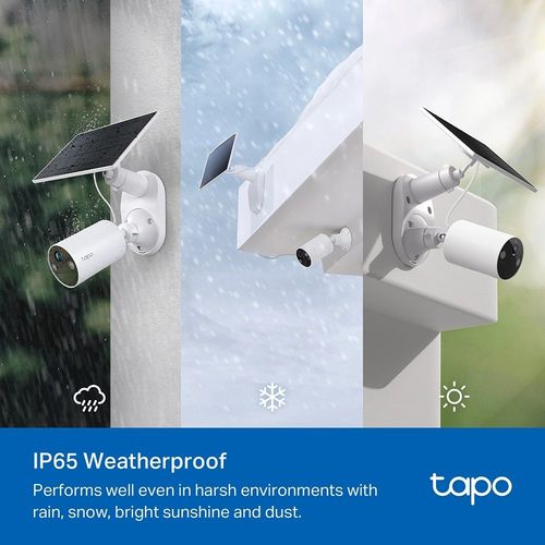 מצלמה 3MP+פאנל סולארי Tapo C410 KIT מבית TP-LINK