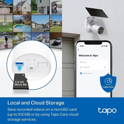 מצלמה 3MP+פאנל סולארי Tapo C410 KIT מבית TP-LINK