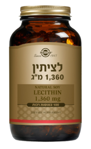 טבע זול | לציתין 1360 מ"ג סולגר - 100 כמוסות