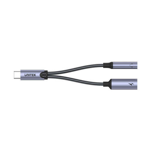 מתאם ומפצל USB-C לחיבור 3.5מ''מ Unitek M205A