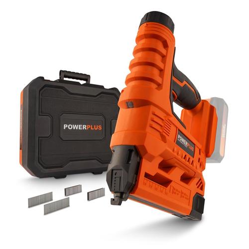 אקדח סיכות/מסמרים 20V - גוף,  106 POWDP7010 Stapler - nailer 20V - excl. battery and charger - 200 acc.2, ברקוד 5400338095986