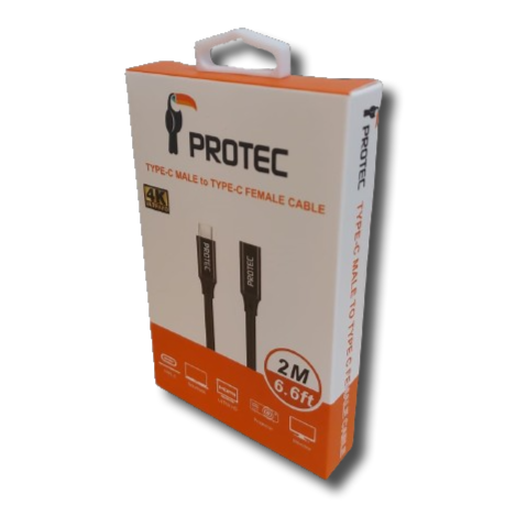 כבל מאריך 2 מטר  Protec DM267  Type-c