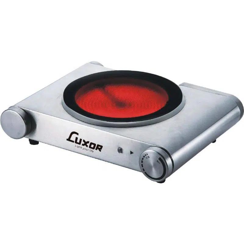 כירה קרמית חשמלית נירוסטה 1400W לוקסור LUXOR