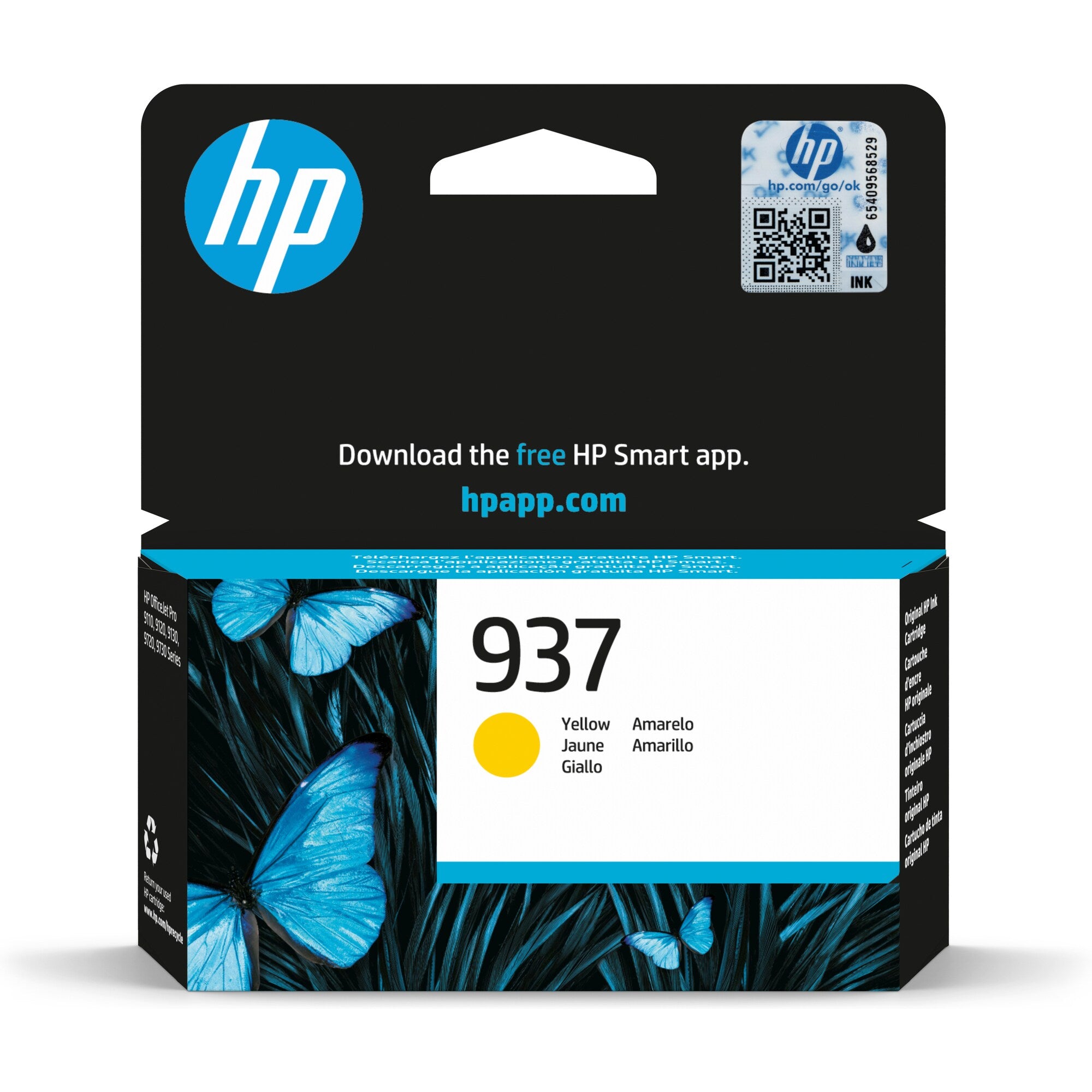  ראש דיו 937 צהוב 4S6W4NE pro 9730 