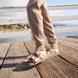 Birkenstock Arizona Big Buckle EVA Gray Taupe  כפכפי נשים בירקנשטוק אריזונה אבזם אפור טיופ