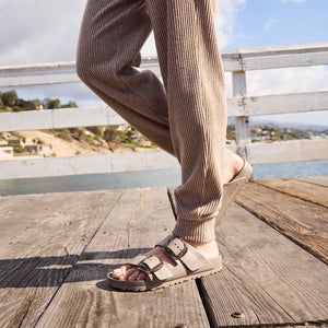 Birkenstock Arizona Big Buckle EVA Gray Taupe  כפכפי נשים בירקנשטוק אריזונה אבזם אפור טיופ