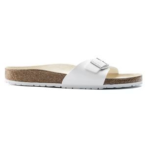 Birkenstock Madrid White בירקנשטוק מדריד לבן כפכפי נשים