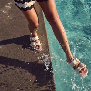 Birkenstock Arizona Big Buckle EVA Eggshell כפכפי בירקנשטוק אריזונה לנשים אגשל