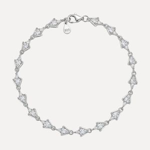 צמיד משולשים משובצים