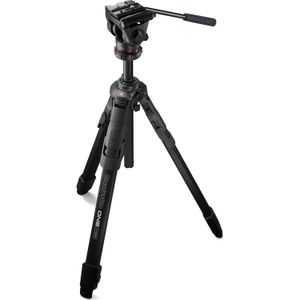 קיט חצובת אלומיניום פתיחה מהירה Manfrotto One + ראש וידאו 500X
