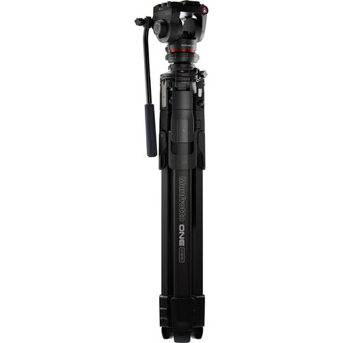 קיט חצובת אלומיניום פתיחה מהירה Manfrotto One + ראש וידאו 500X