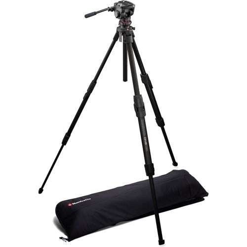 קיט חצובת אלומיניום פתיחה מהירה Manfrotto One + ראש וידאו 500X