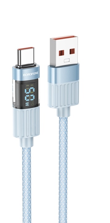 כבל טעינה ודאטה Borofone BU46L USB-A To iphone