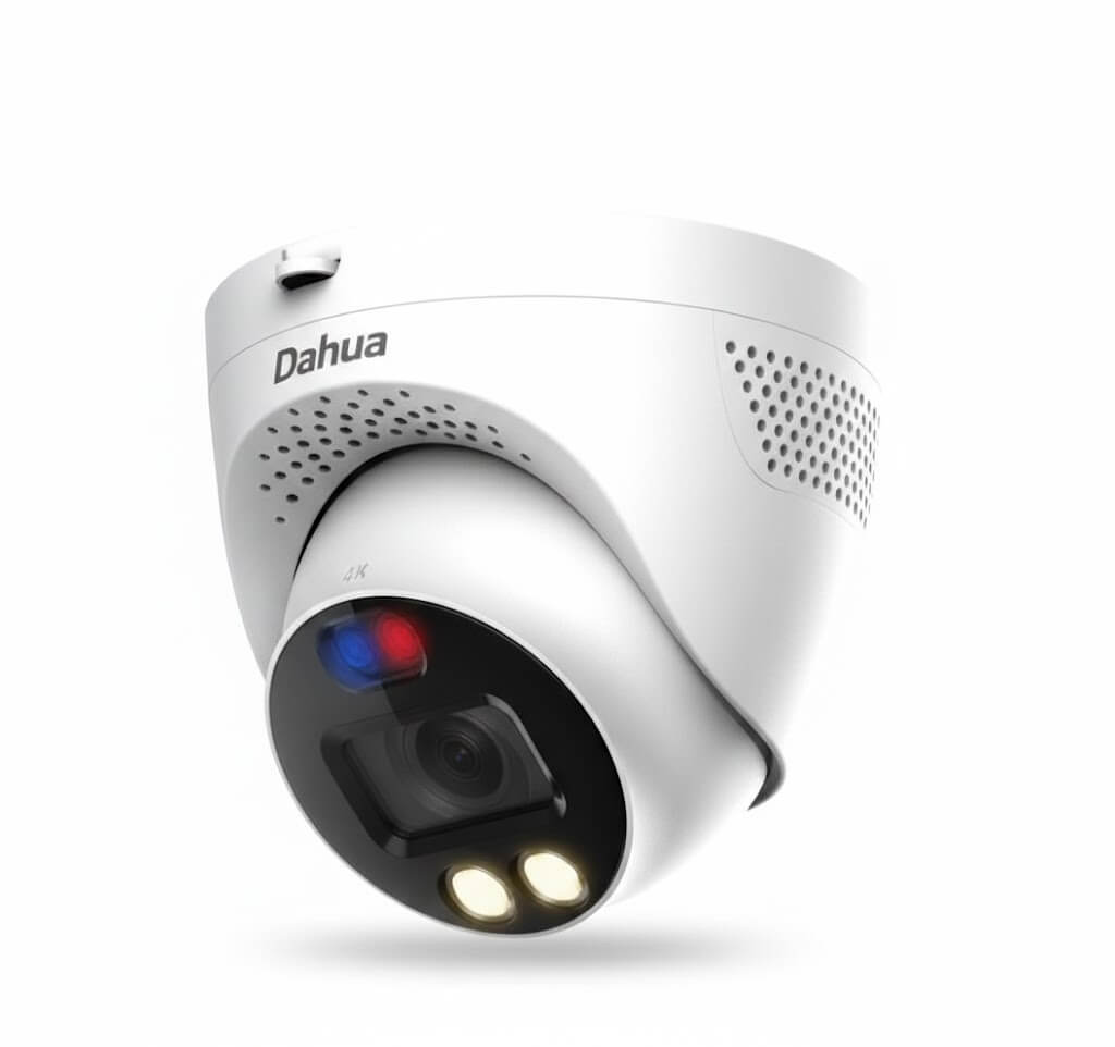 מצלמת אבטחה Dahua 4K Full-Color עם הרתעה אקטיבית – דגם HACME1809TQ