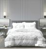מצעים למיטה יהודית כותנה דגם פרפרים לבן