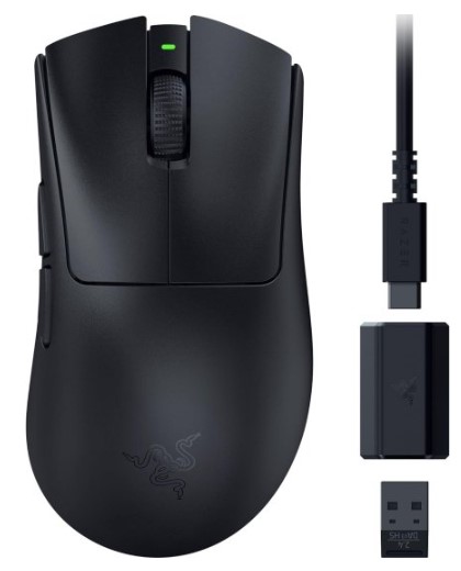 עכבר גיימינג ארגונומי אלחוטי Razer DeathAdder V3 HyperSpeed