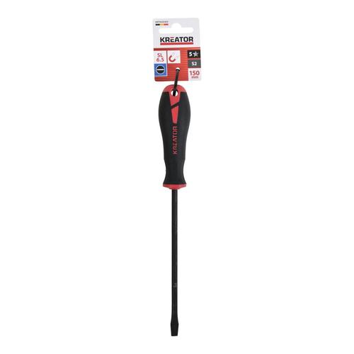 מברג שטוח     SL 6x150, 106 KRTH20305, SCREWDRIVER SLOTTED 150MM, SL6 - HIGH QUALITY ברקוד 5400338122576