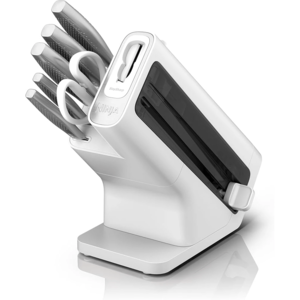 שריון אילת Ninja StaySharp K62006EUWH סט 6 סכינים בצבע לבן עם משחז