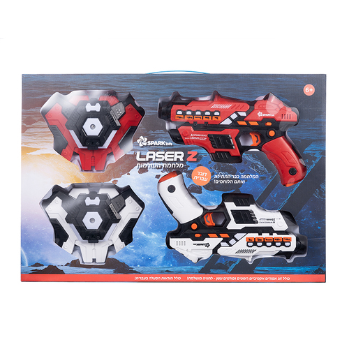 ערכת אקדחי לייזר טאג LAZER Z ואפודים מוציאים עשן