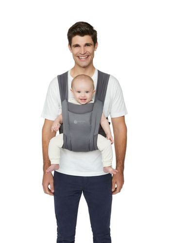 מנשא אמברייס embrace רשת אוורירית רכה  ארגו בייבי ergo baby - שמנת